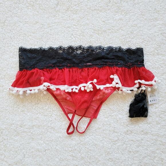 Coquette OS/XL Diva Skirted Garter Panty - Picture 1 of 3